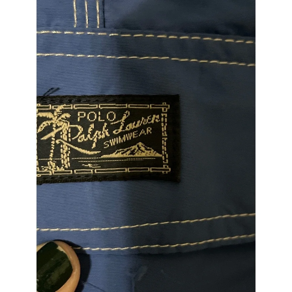 Polo Ralph Lauren Men's Royal Blue Cargo Swim Trunks ‎ XL Beach Resort Vacation
